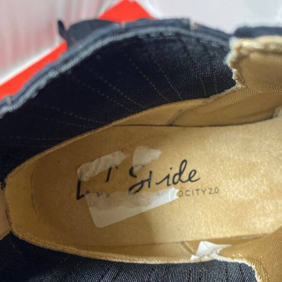 LIFE STRIDE VELOCITY Womens Black Pull Tab Round Toe Wedge Booties 9.5 M NWT - Picture 7 of 10